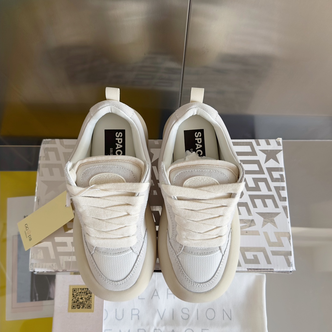 Golden Goose Male Board Shoes Black Breathable M-s