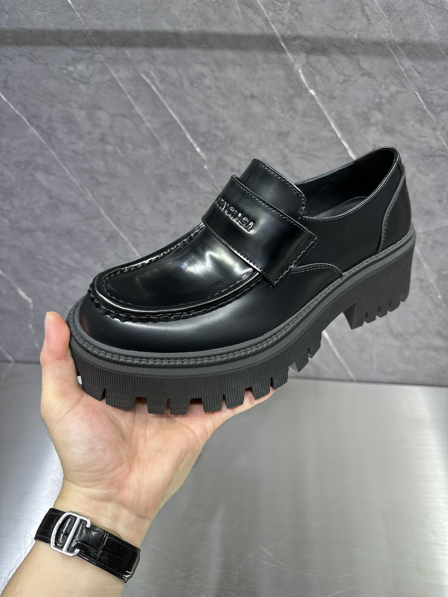 Balenciaga Loafers Cow Leather M-l
