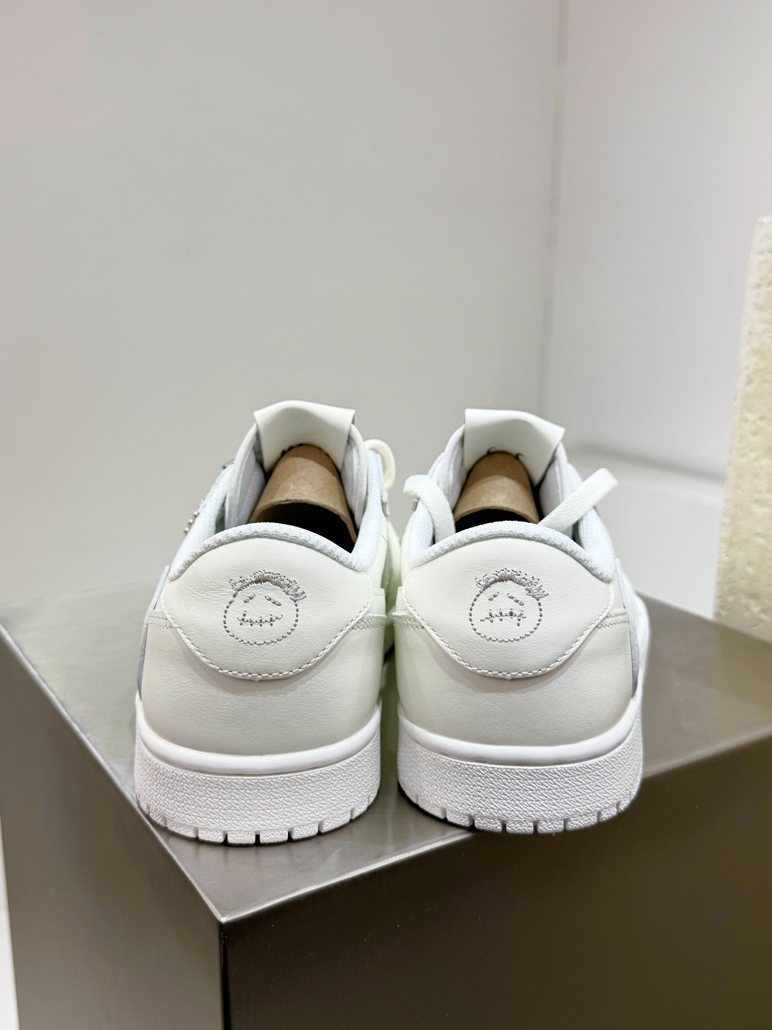 Jordan Nike Male Leather Shoes Cow Leather White M-l-s