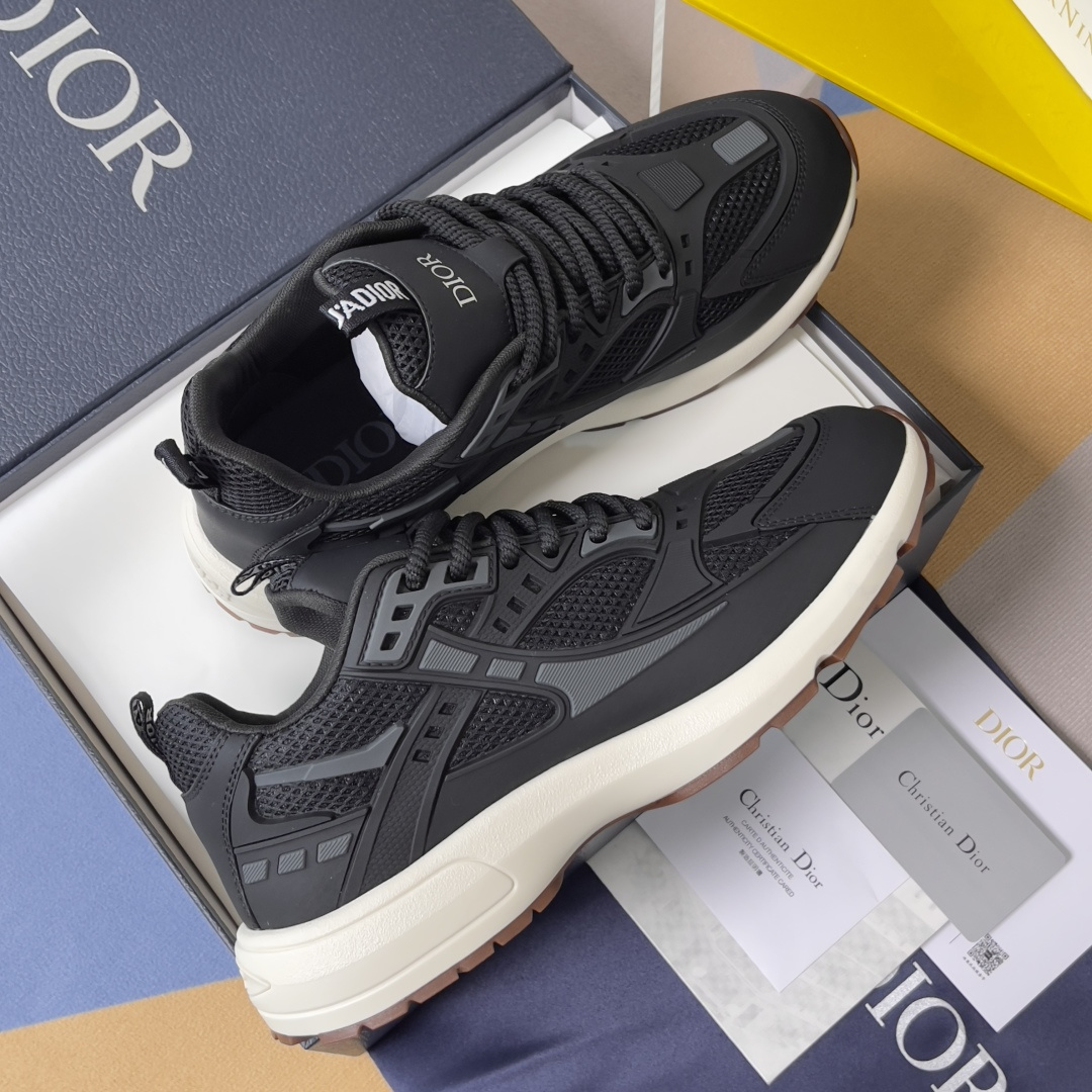 Dior Male Sneakers Gray Breathable M-l-s