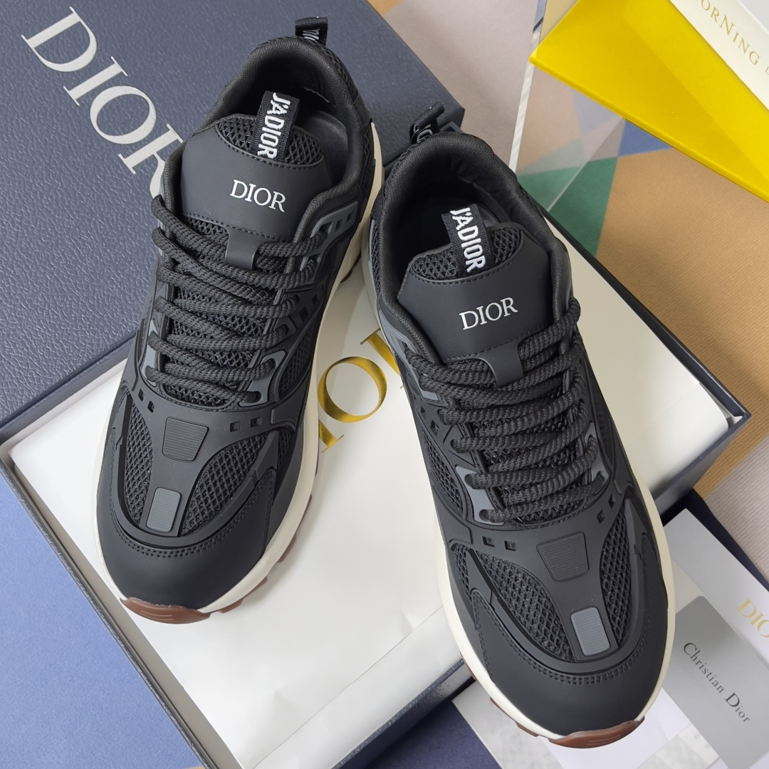 Dior Male Sneakers Gray Breathable M-l-s