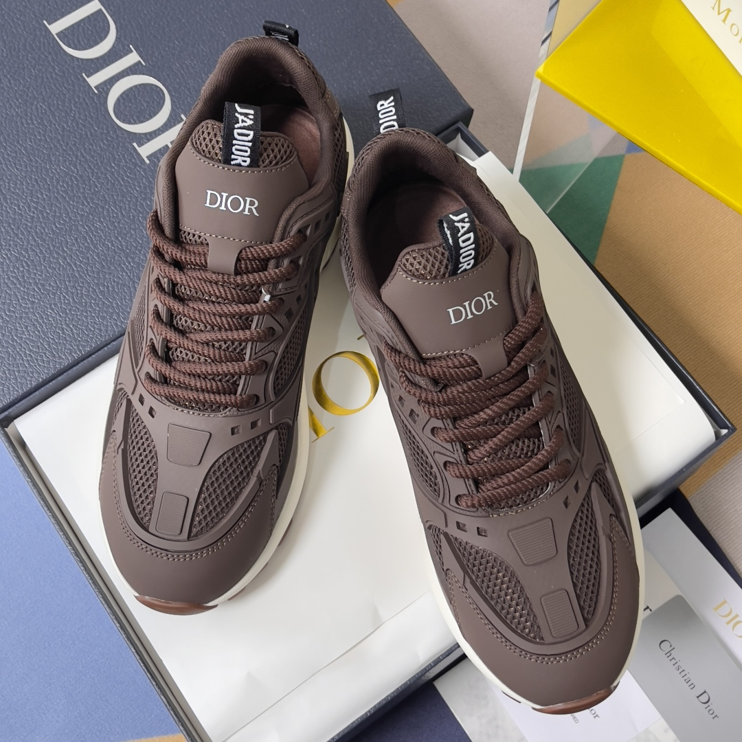 Dior Male Sneakers Gray Breathable M-l-s