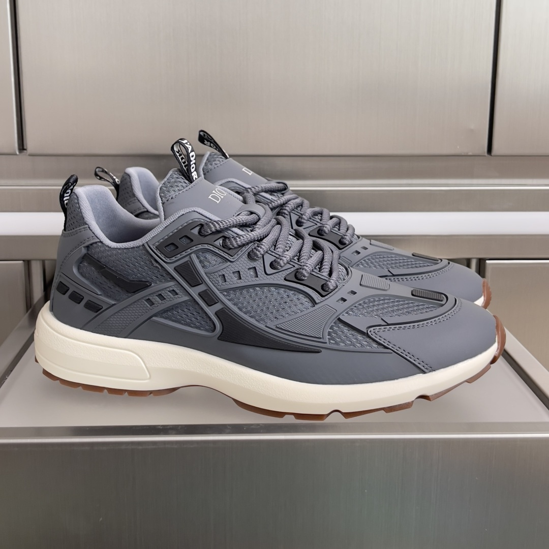 Dior Male Sneakers Gray Breathable M-l-s