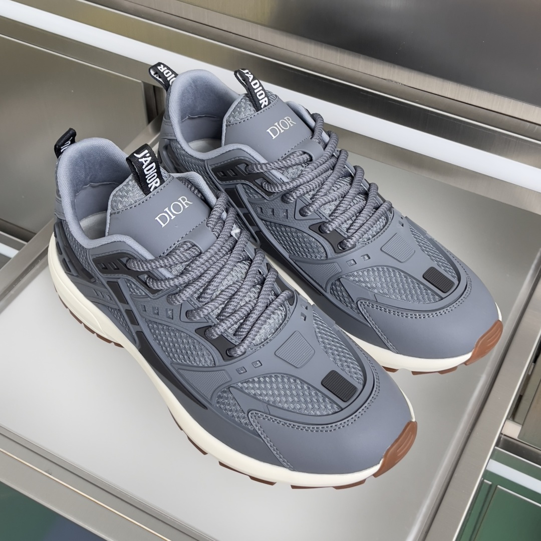 Dior Male Sneakers Gray Breathable M-l-s