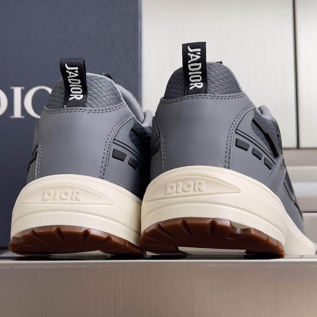 Dior Male Sneakers Gray Breathable M-l-s