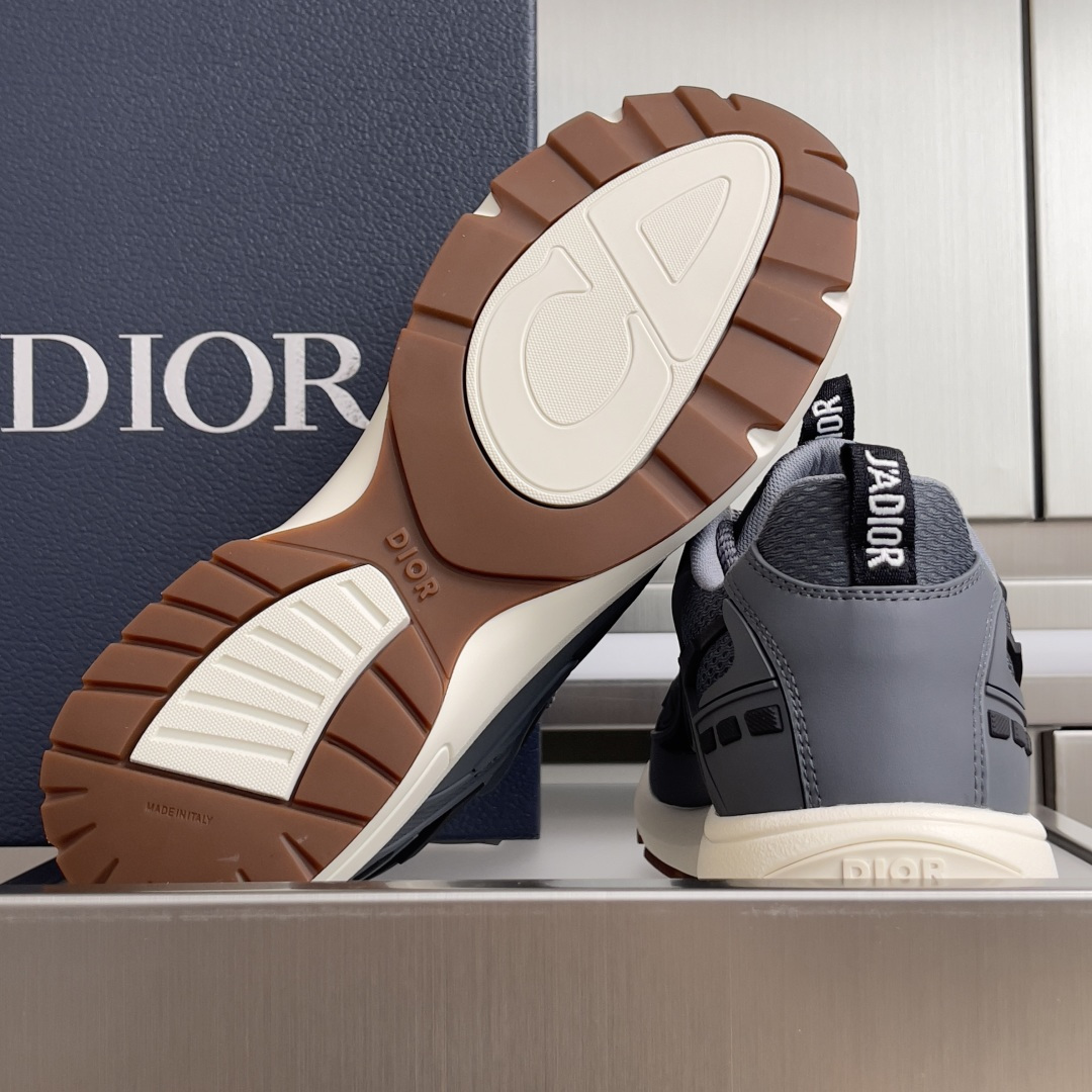Dior Male Sneakers Gray Breathable M-l-s