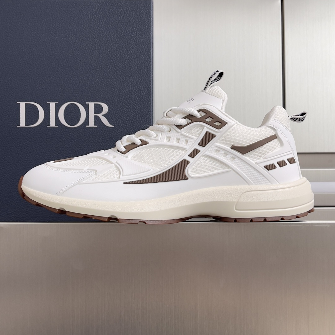Dior Male Sneakers Gray Breathable M-l-s