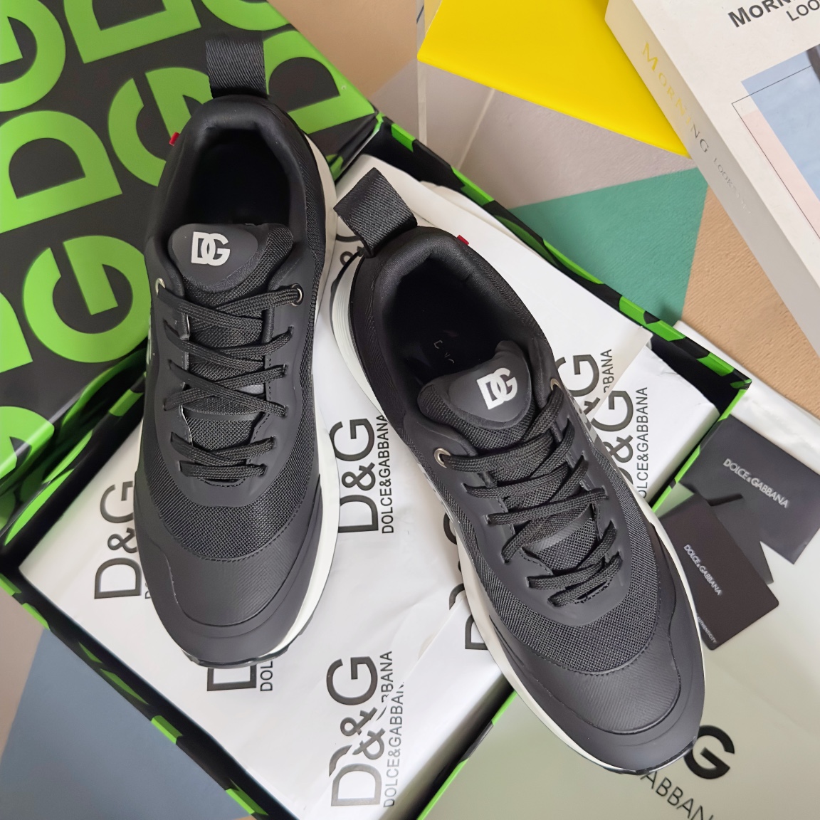 Dolce Gabbana Male Running Shoes Breathable M-l-s