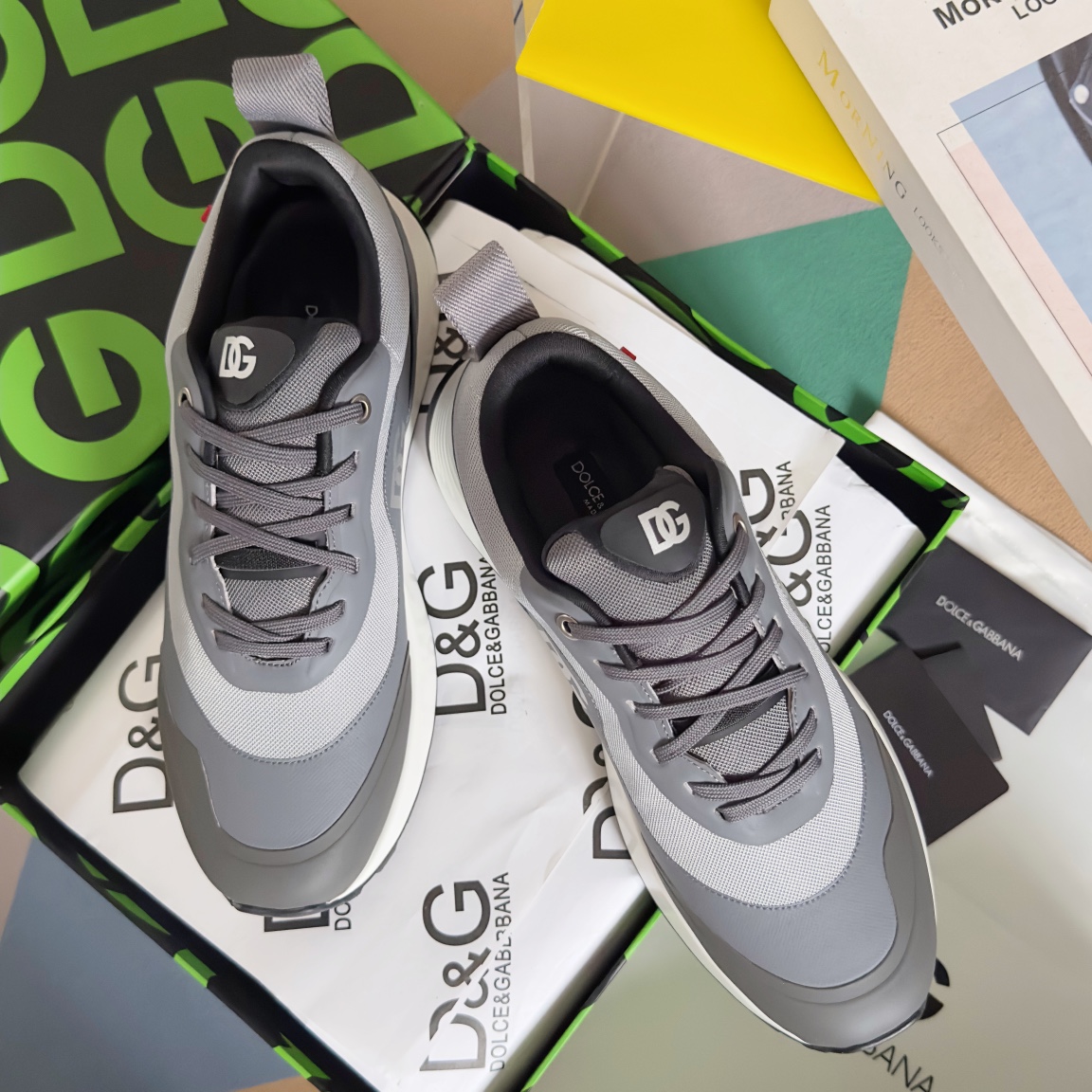 Dolce Gabbana Male Running Shoes Breathable M-l-s