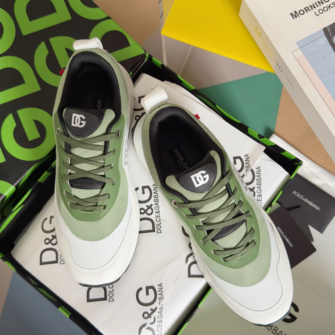 Dolce Gabbana Male Running Shoes Breathable M-l-s