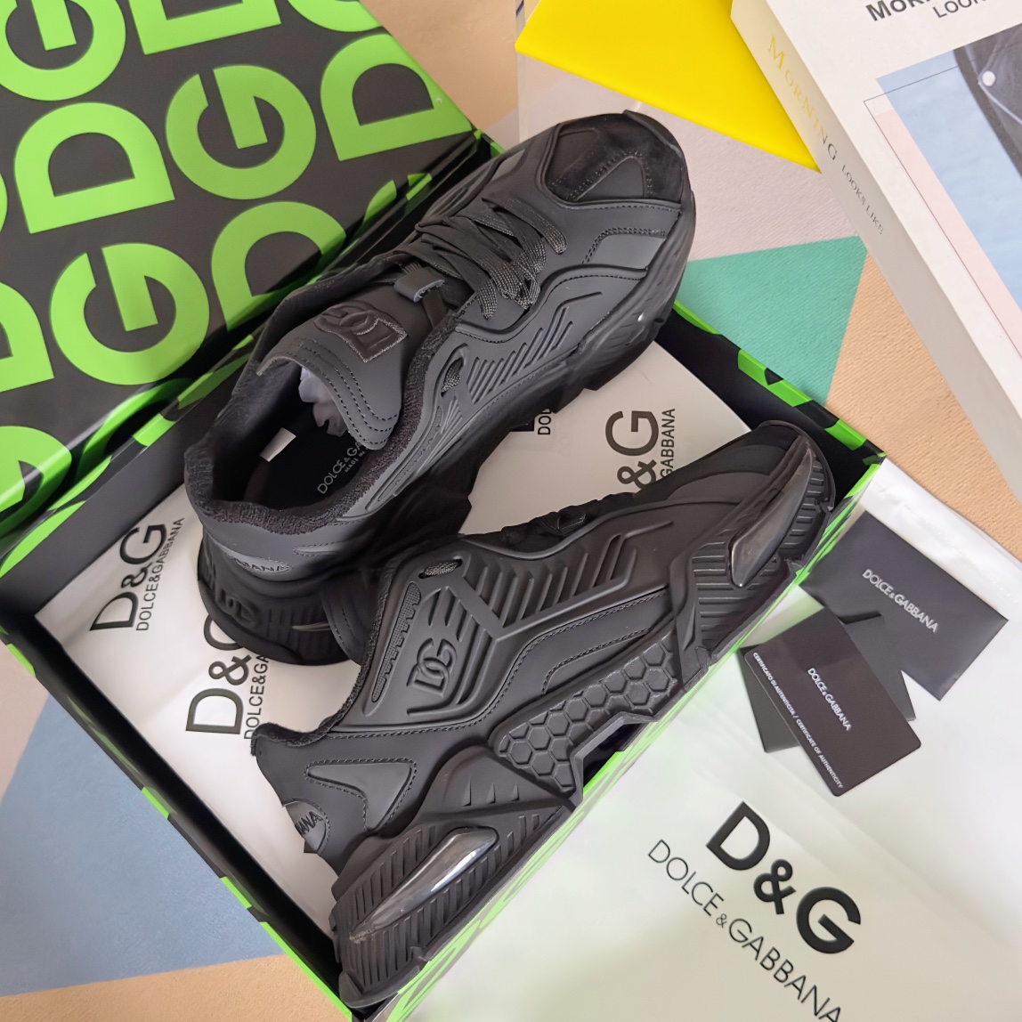 Dolce Gabbana Male Running Shoes Breathable M-l-s