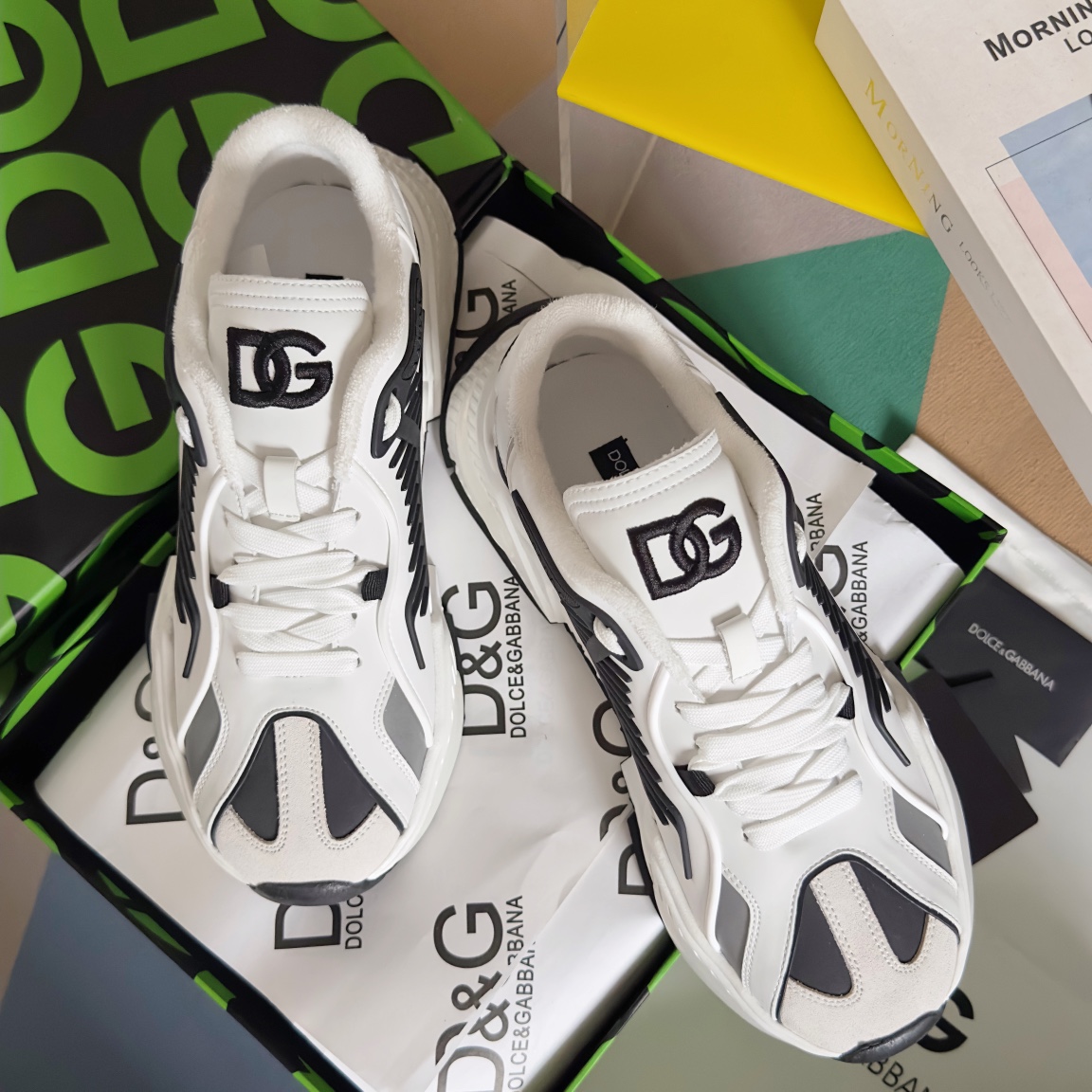 Dolce Gabbana Male Running Shoes Breathable M-l-s