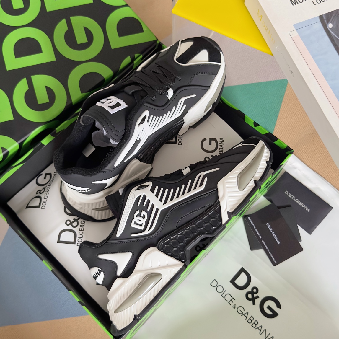 Dolce Gabbana Male Running Shoes Breathable M-l-s