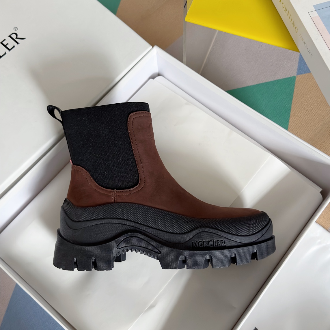 Moncler Male Boots Cow Leather M-l-s