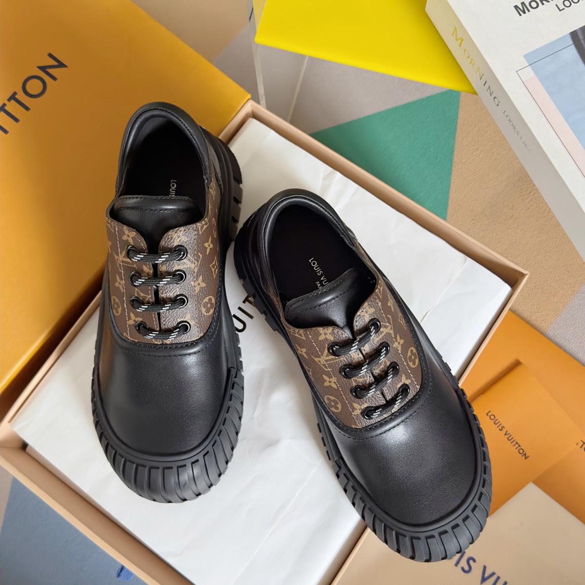 Louis Vuitton Female Leather Shoes Cow Leather M-l-s