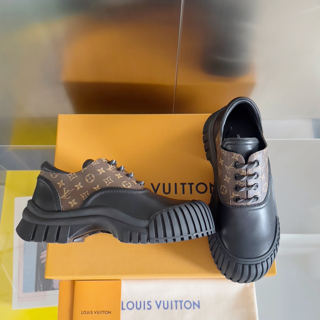 Louis Vuitton Female Leather Shoes Cow Leather M-l-s