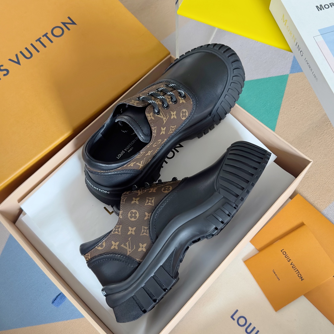 Louis Vuitton Female Leather Shoes Cow Leather M-l-s