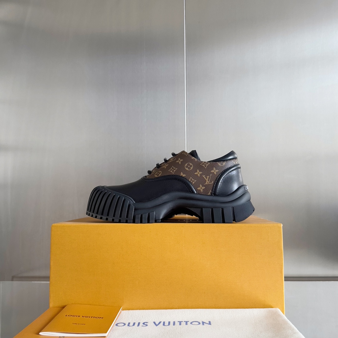 Louis Vuitton Female Leather Shoes Cow Leather M-l-s