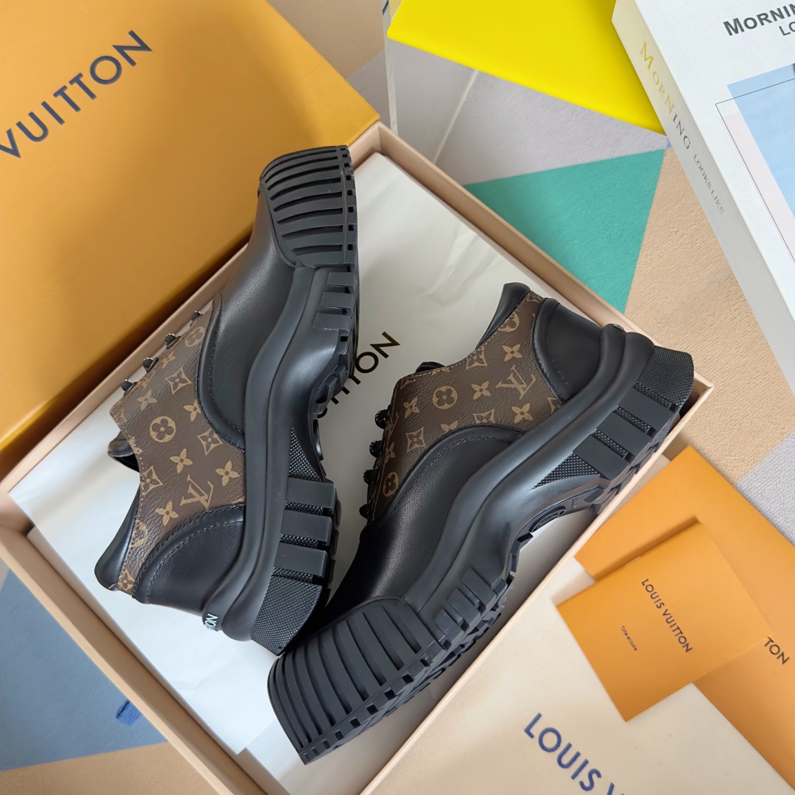 Louis Vuitton Female Leather Shoes Cow Leather M-l-s