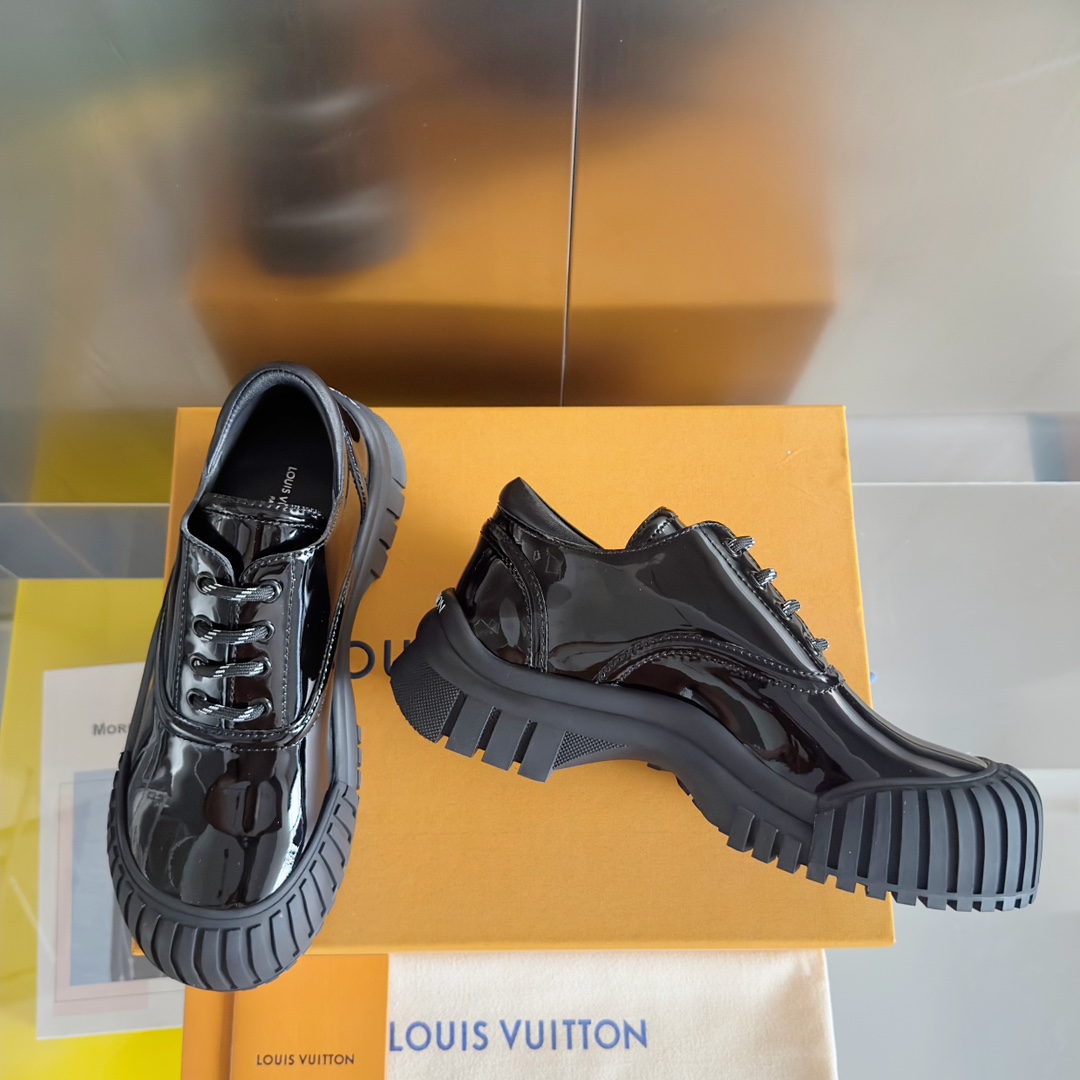 Louis Vuitton Female Leather Shoes Cow Leather M-l-s