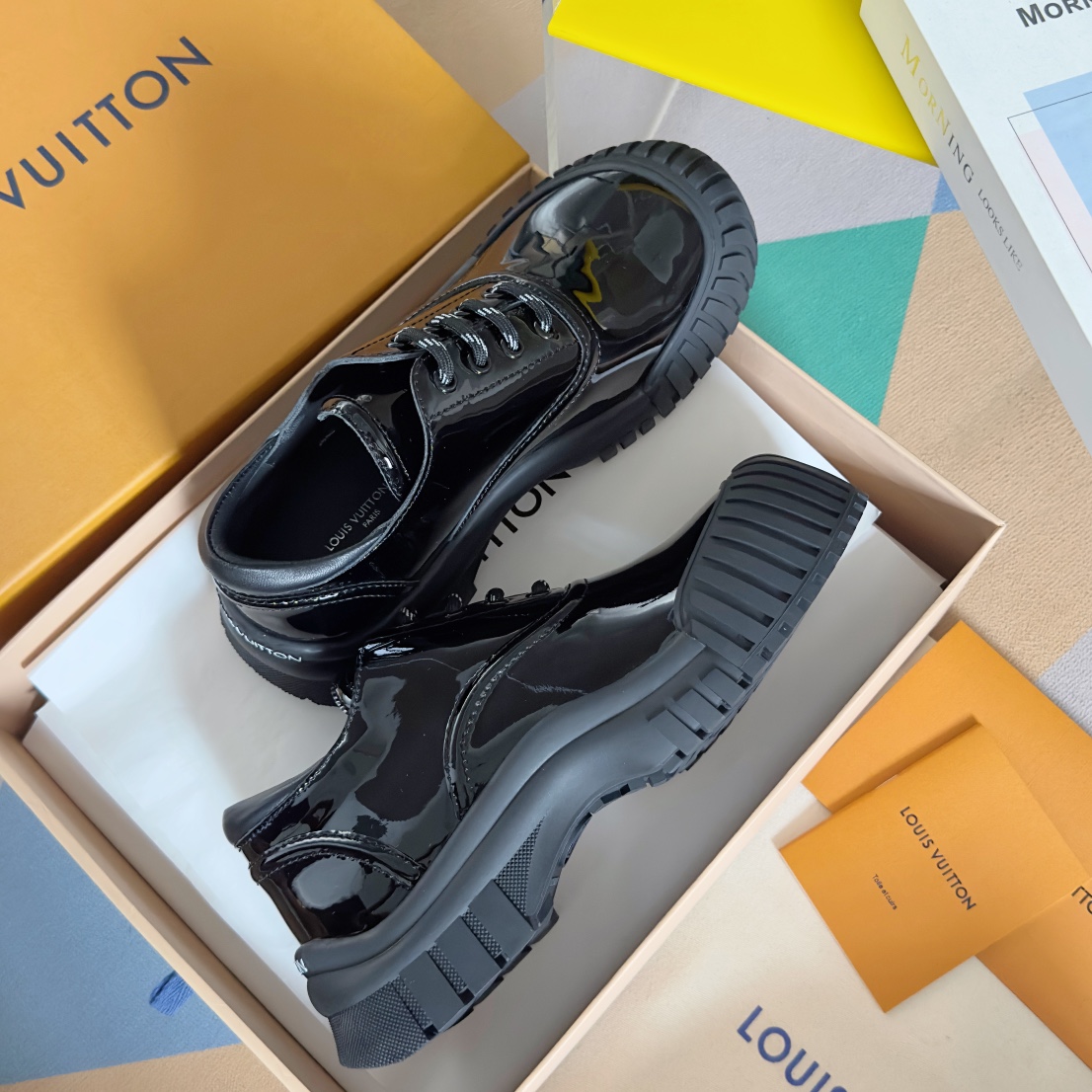 Louis Vuitton Female Leather Shoes Cow Leather M-l-s