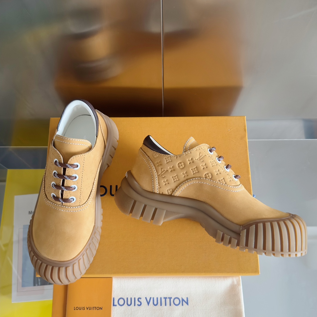 Louis Vuitton Female Leather Shoes Cow Leather M-l-s