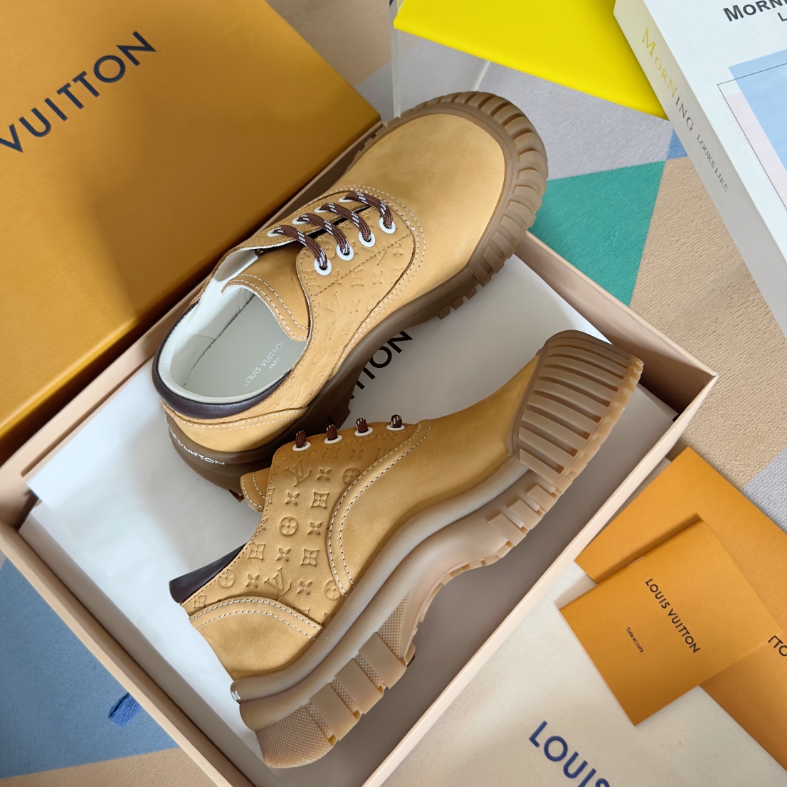 Louis Vuitton Female Leather Shoes Cow Leather M-l-s