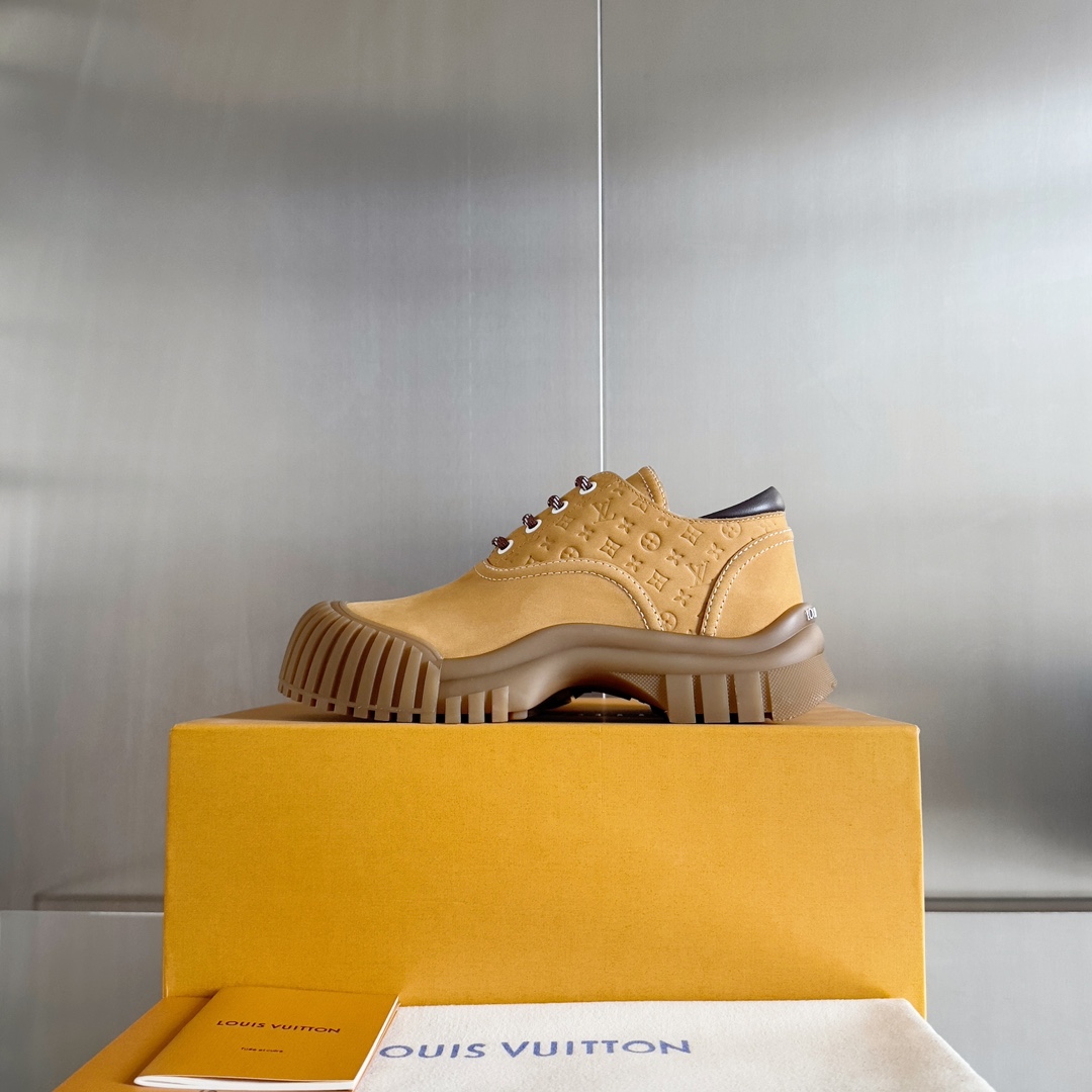 Louis Vuitton Female Leather Shoes Cow Leather M-l-s