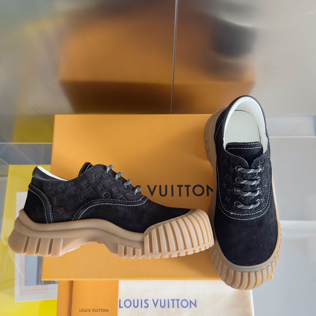 Louis Vuitton Female Leather Shoes Cow Leather M-l-s