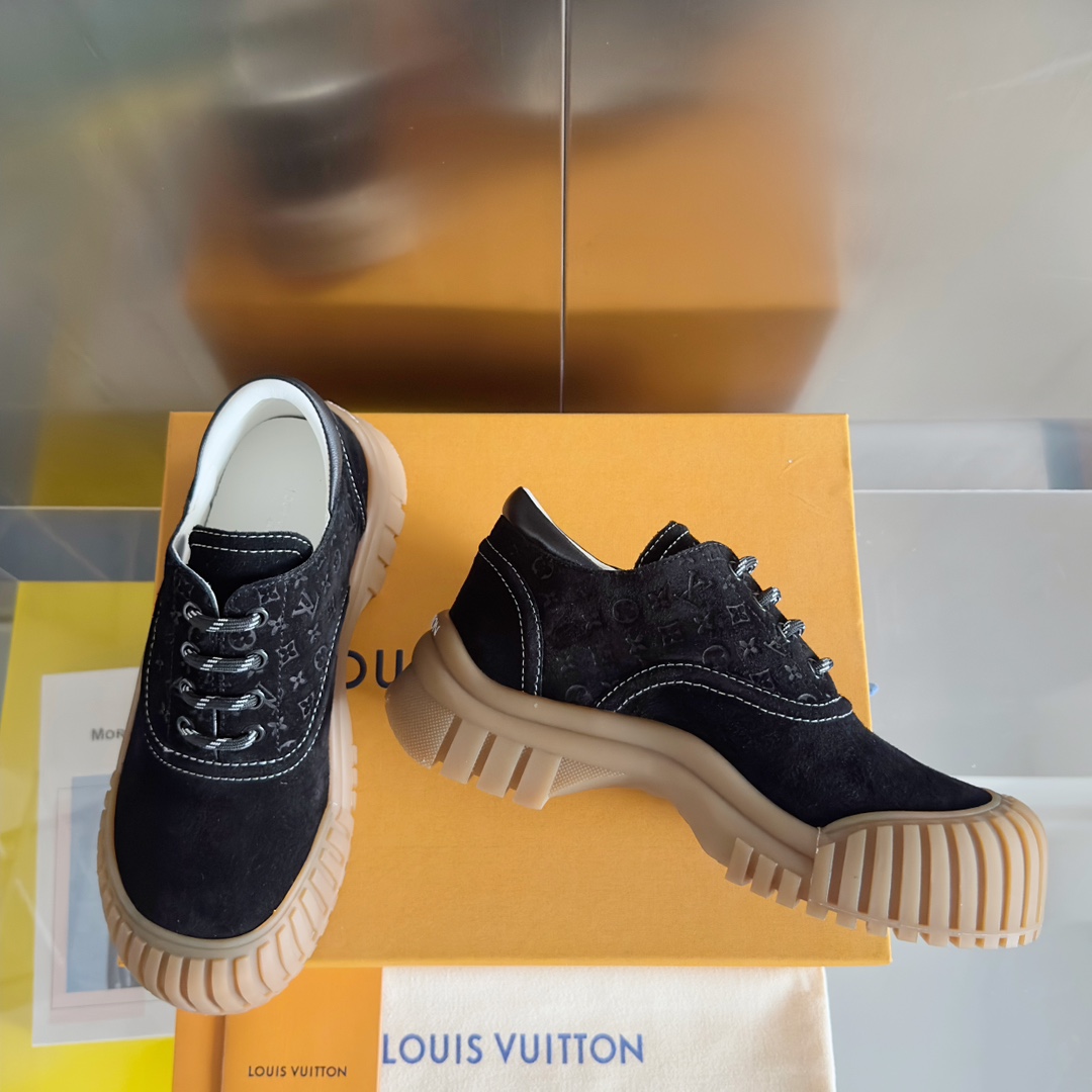 Louis Vuitton Female Leather Shoes Cow Leather M-l-s