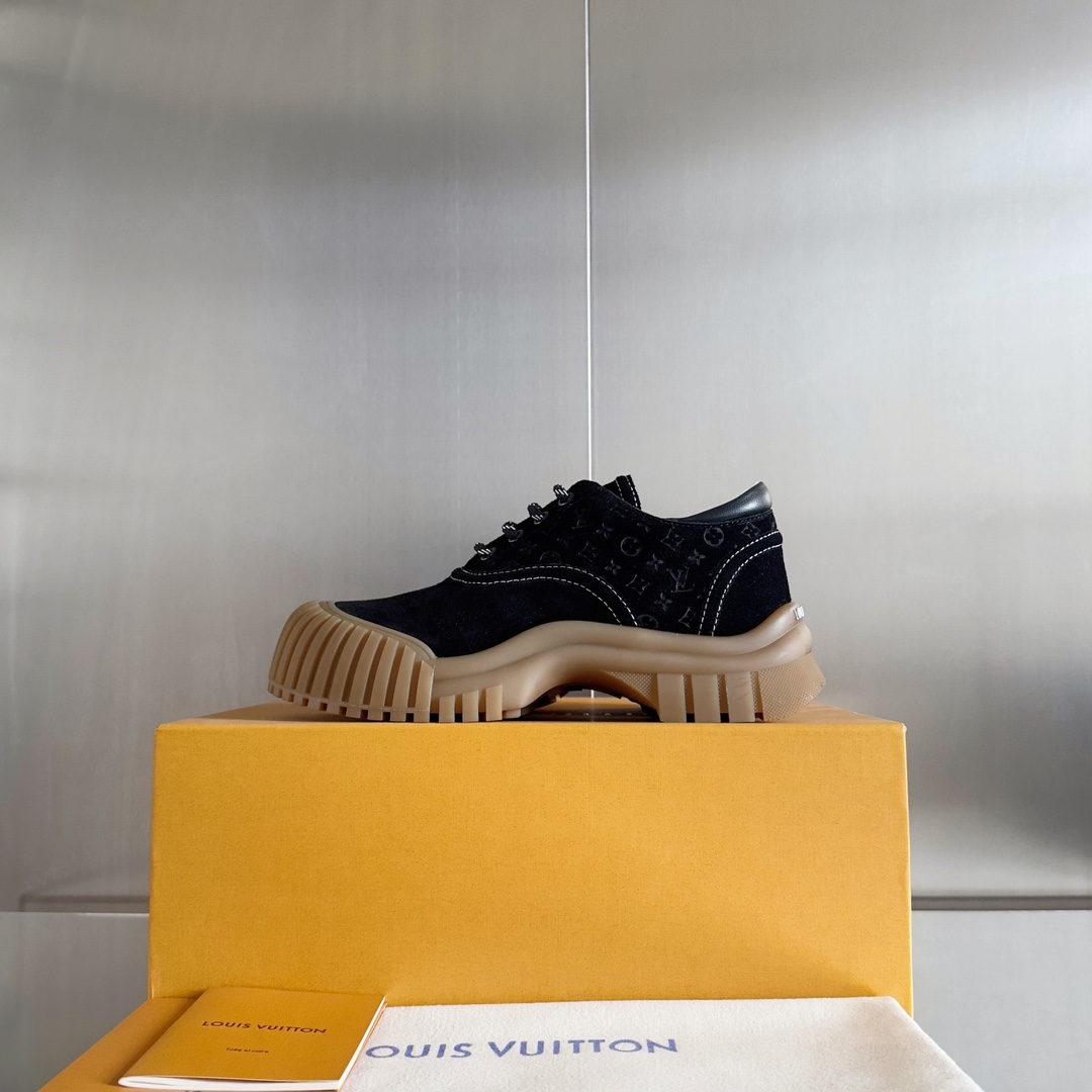 Louis Vuitton Female Leather Shoes Cow Leather M-l-s