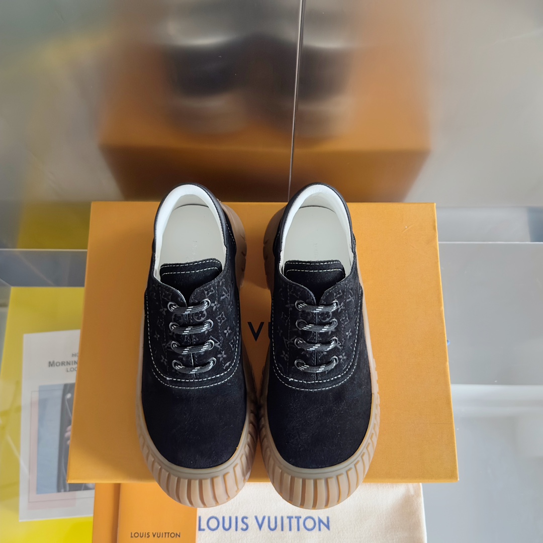 Louis Vuitton Female Leather Shoes Cow Leather M-l-s