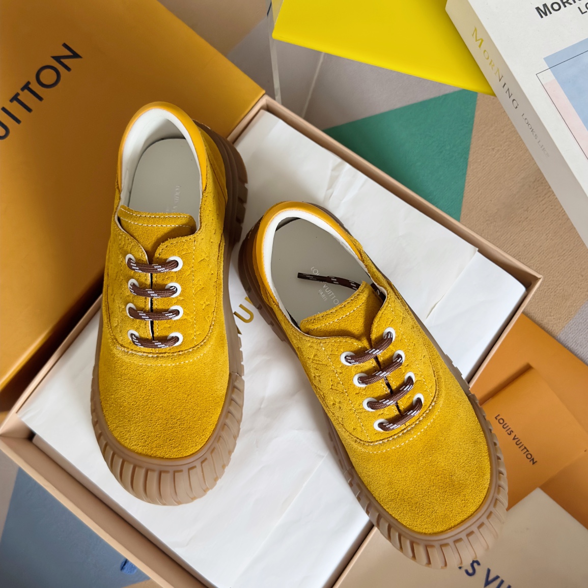 Louis Vuitton Female Leather Shoes Cow Leather M-l-s