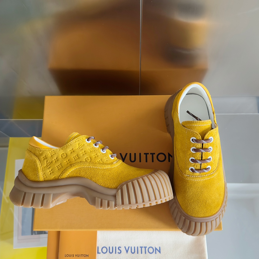 Louis Vuitton Female Leather Shoes Cow Leather M-l-s