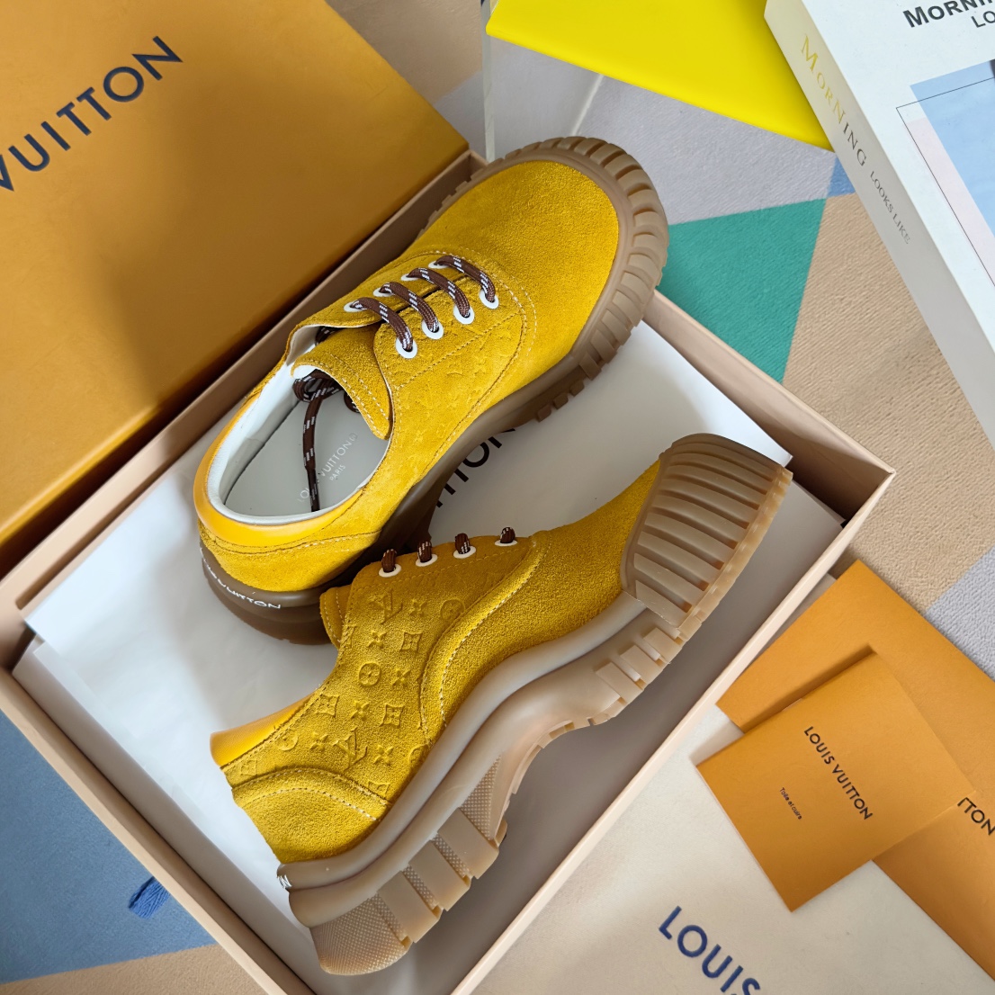 Louis Vuitton Female Leather Shoes Cow Leather M-l-s