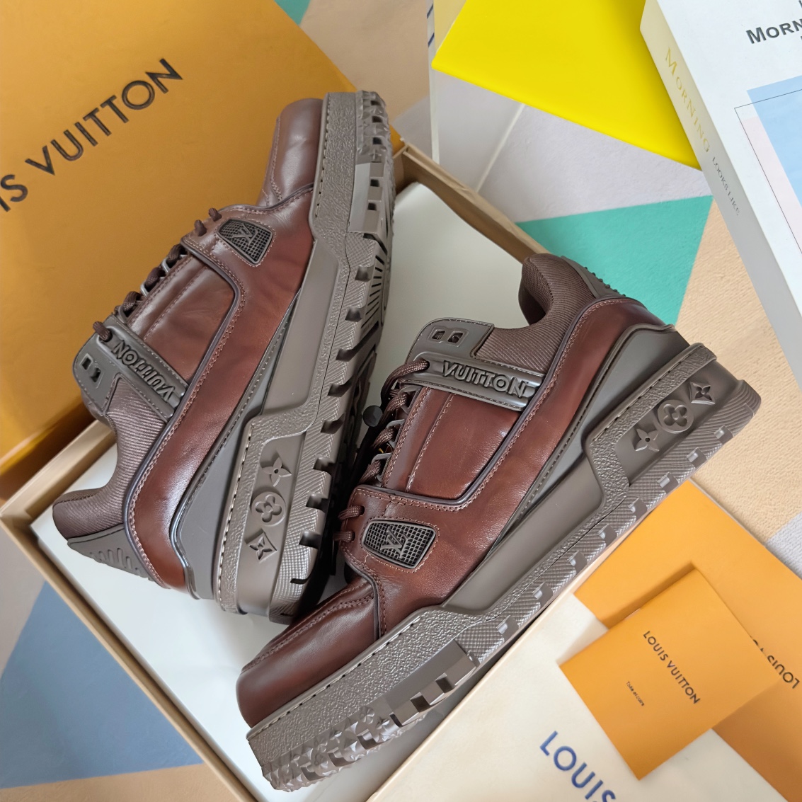 Louis Vuitton Male Board Shoes Breathable M-l-s