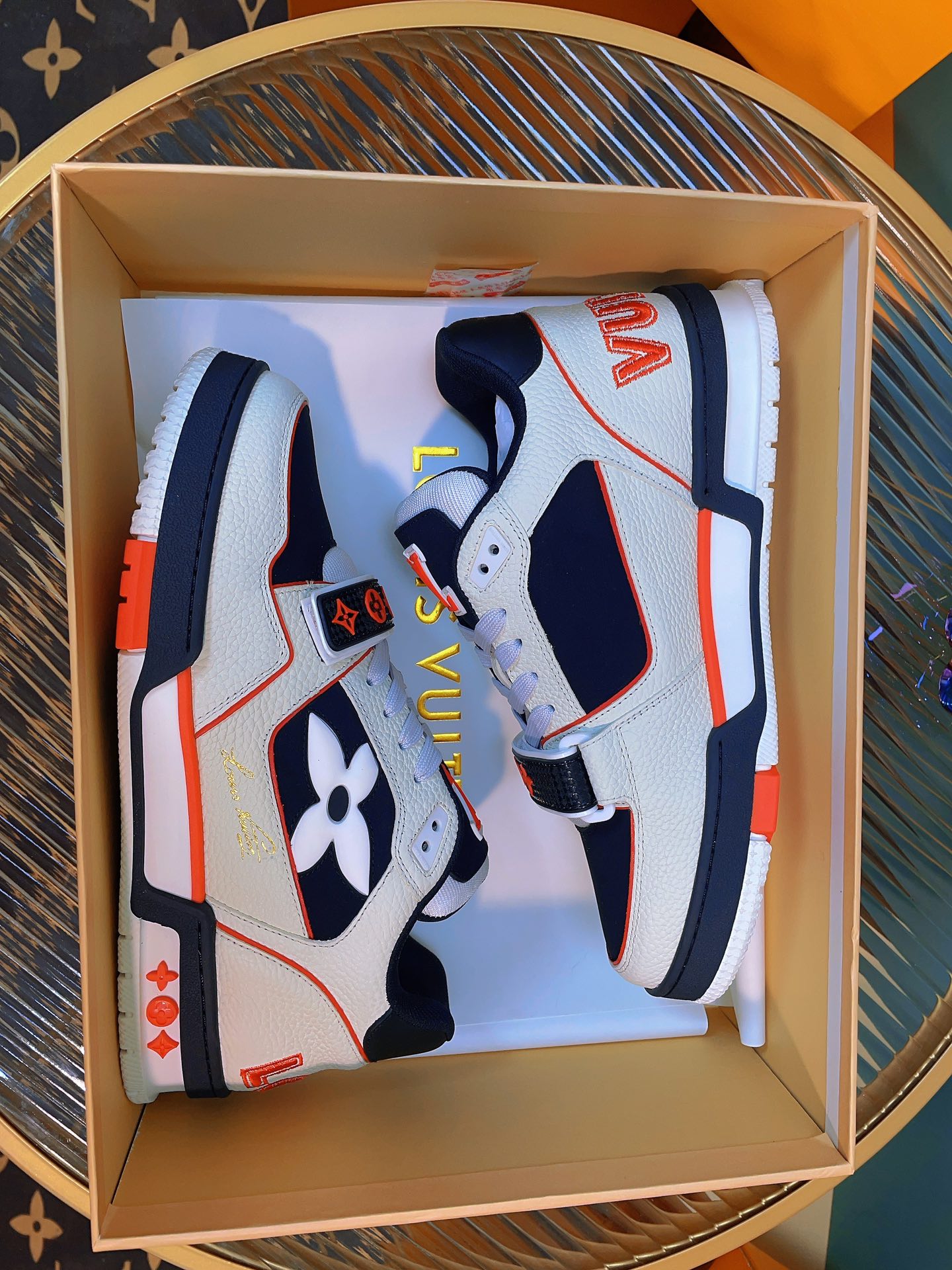 Louis Vuitton Couple Board Shoes Breathable M-l-s