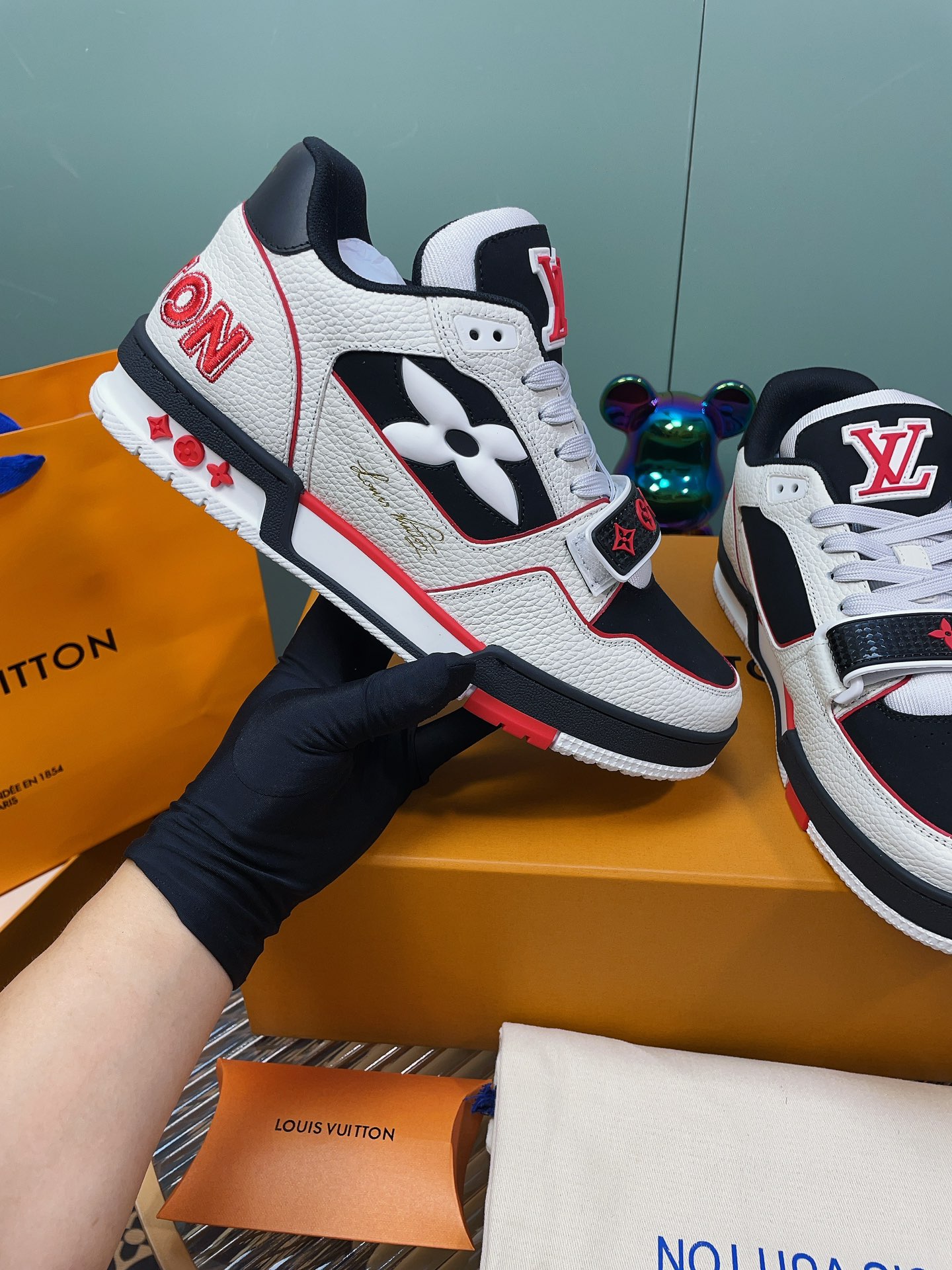 Louis Vuitton Couple Board Shoes Breathable M-l-s