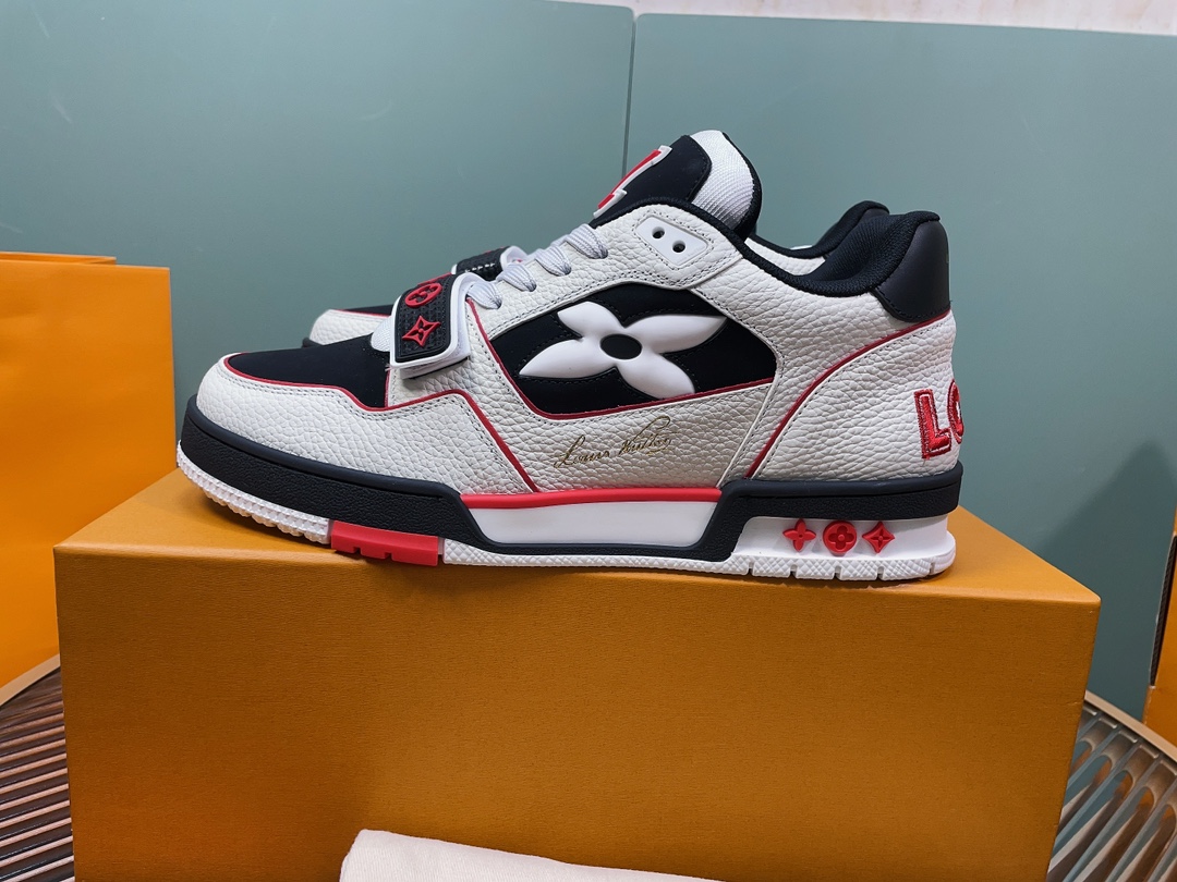 Louis Vuitton Couple Board Shoes Breathable M-l-s