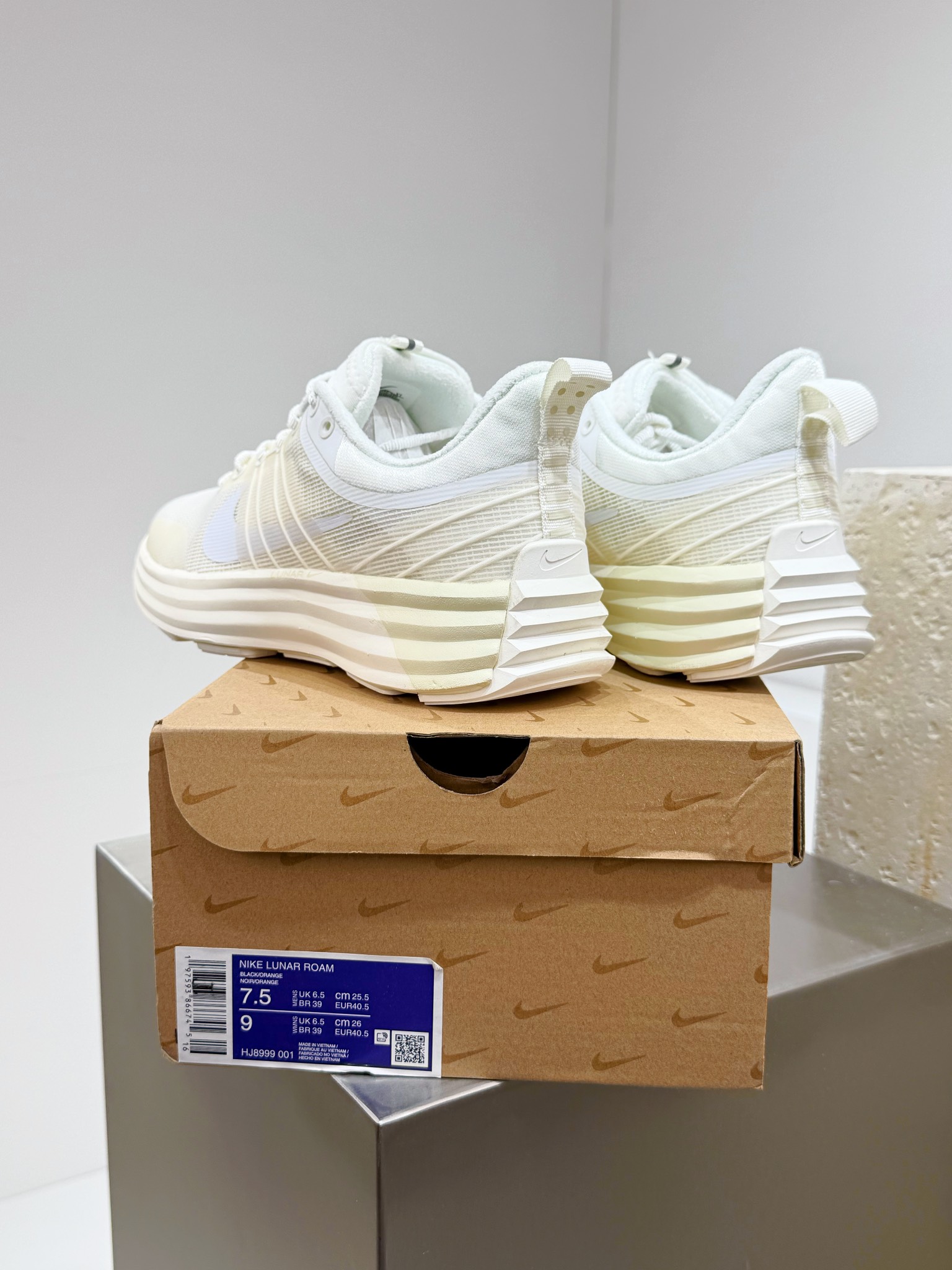 Nike Male Running Shoes Mesh Gray Breathable M-l-s