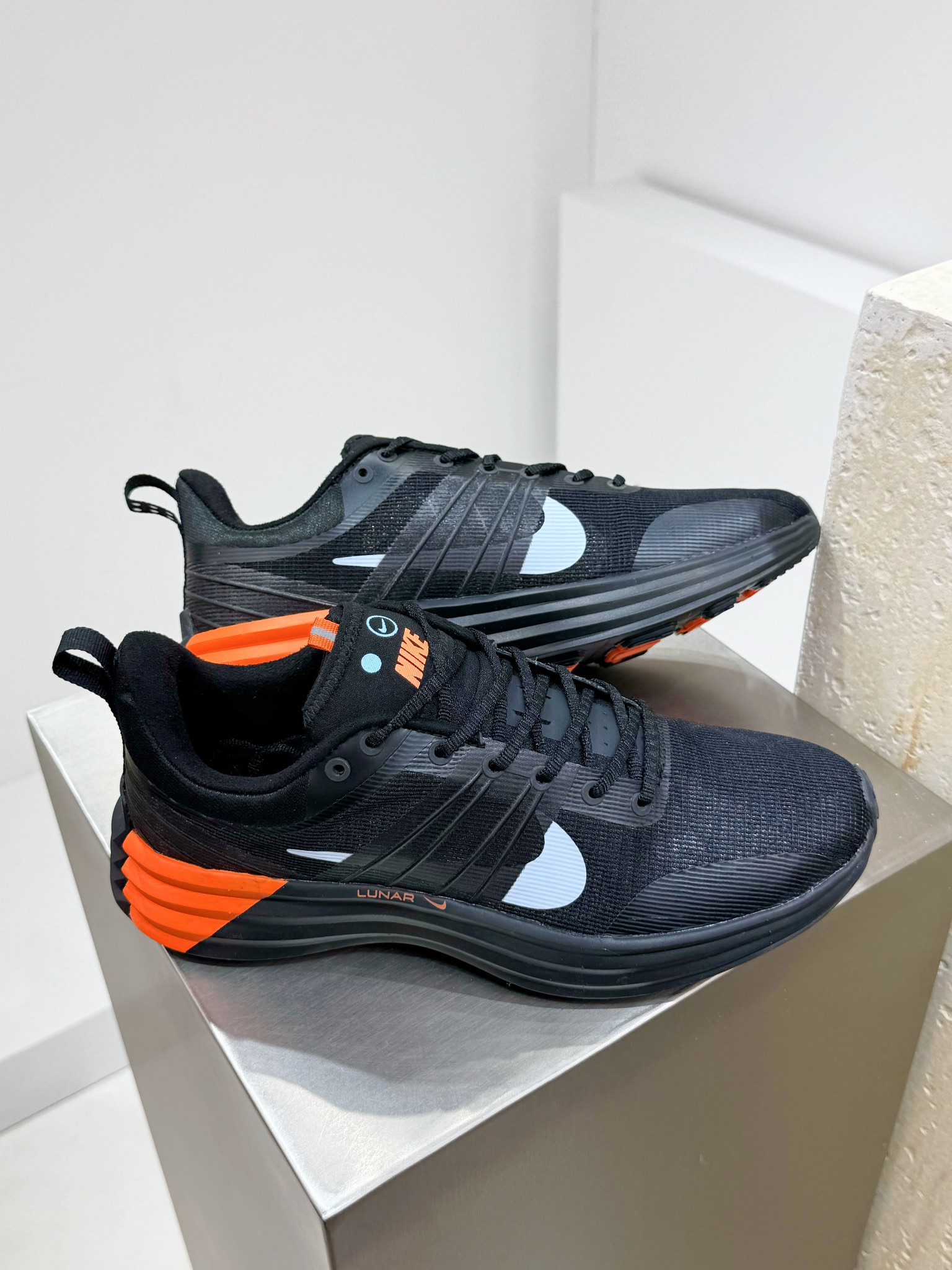 Nike Male Running Shoes Mesh Gray Breathable M-l-s