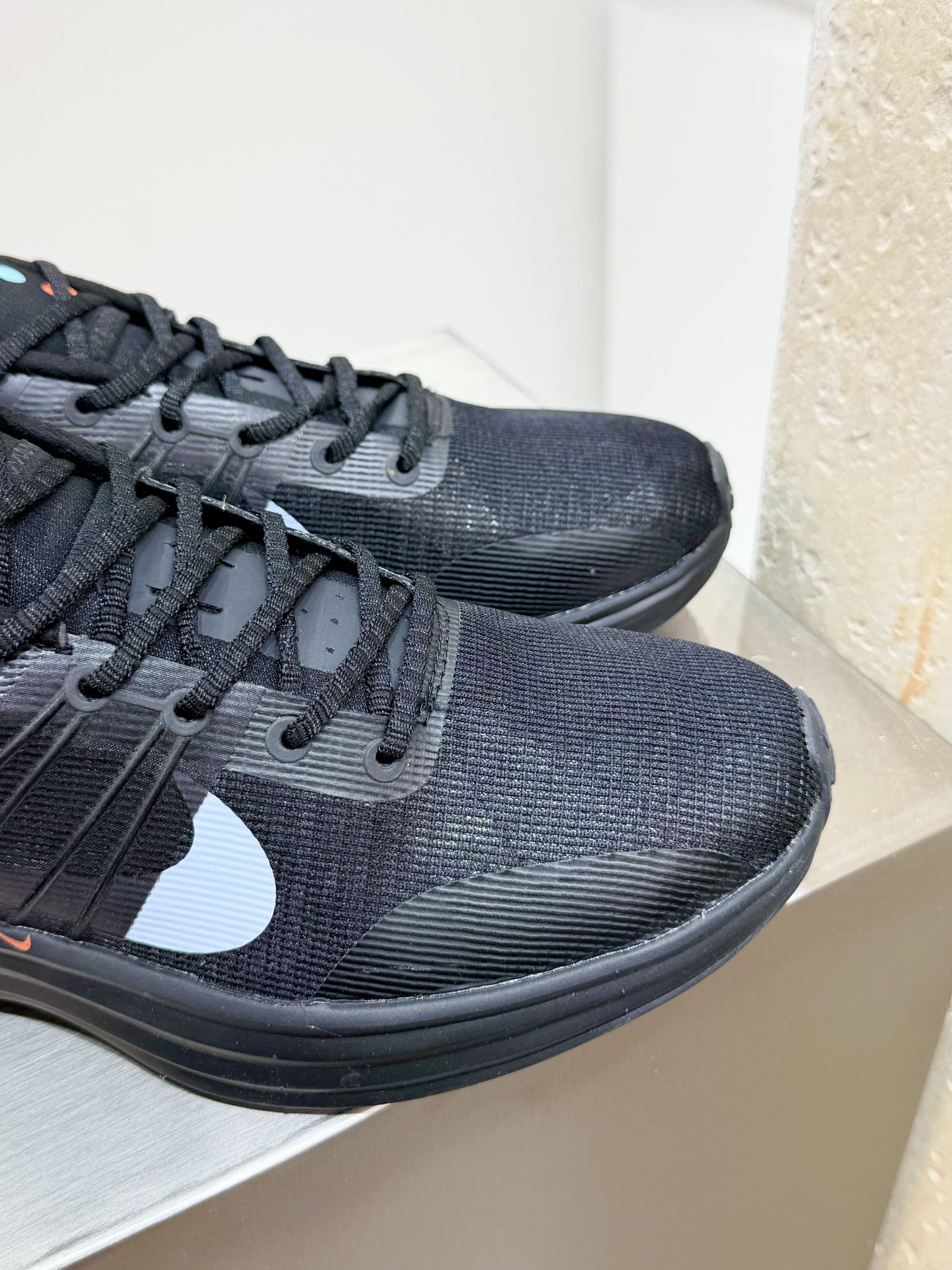 Nike Male Running Shoes Mesh Gray Breathable M-l-s