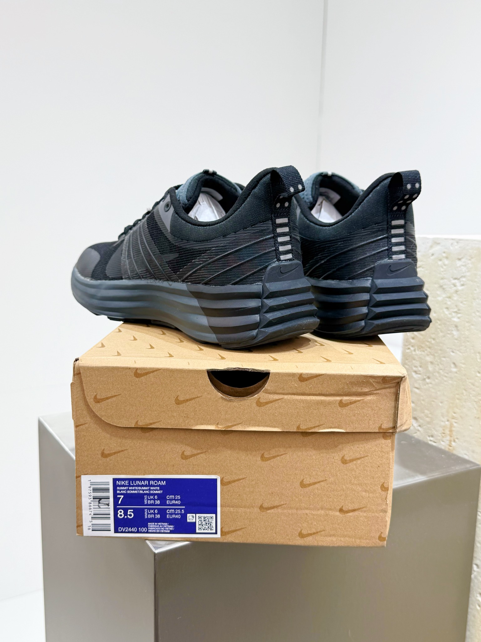 Nike Male Running Shoes Mesh Gray Breathable M-l-s