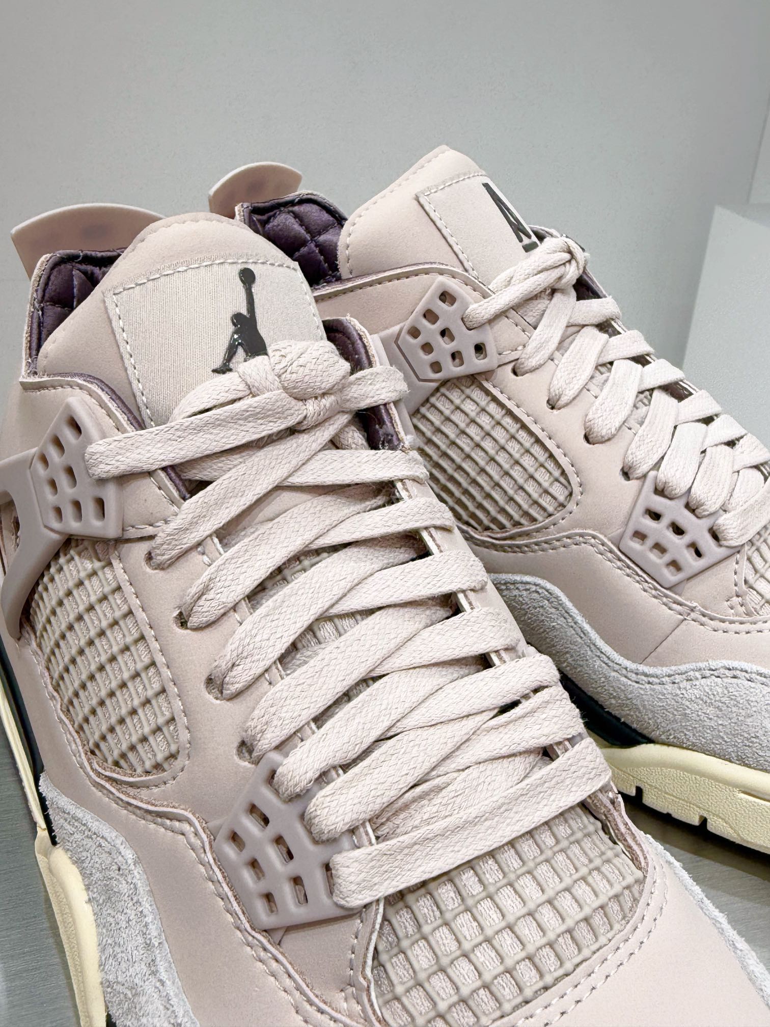 Jordan Nike Male Leather Shoes Red M-l-s