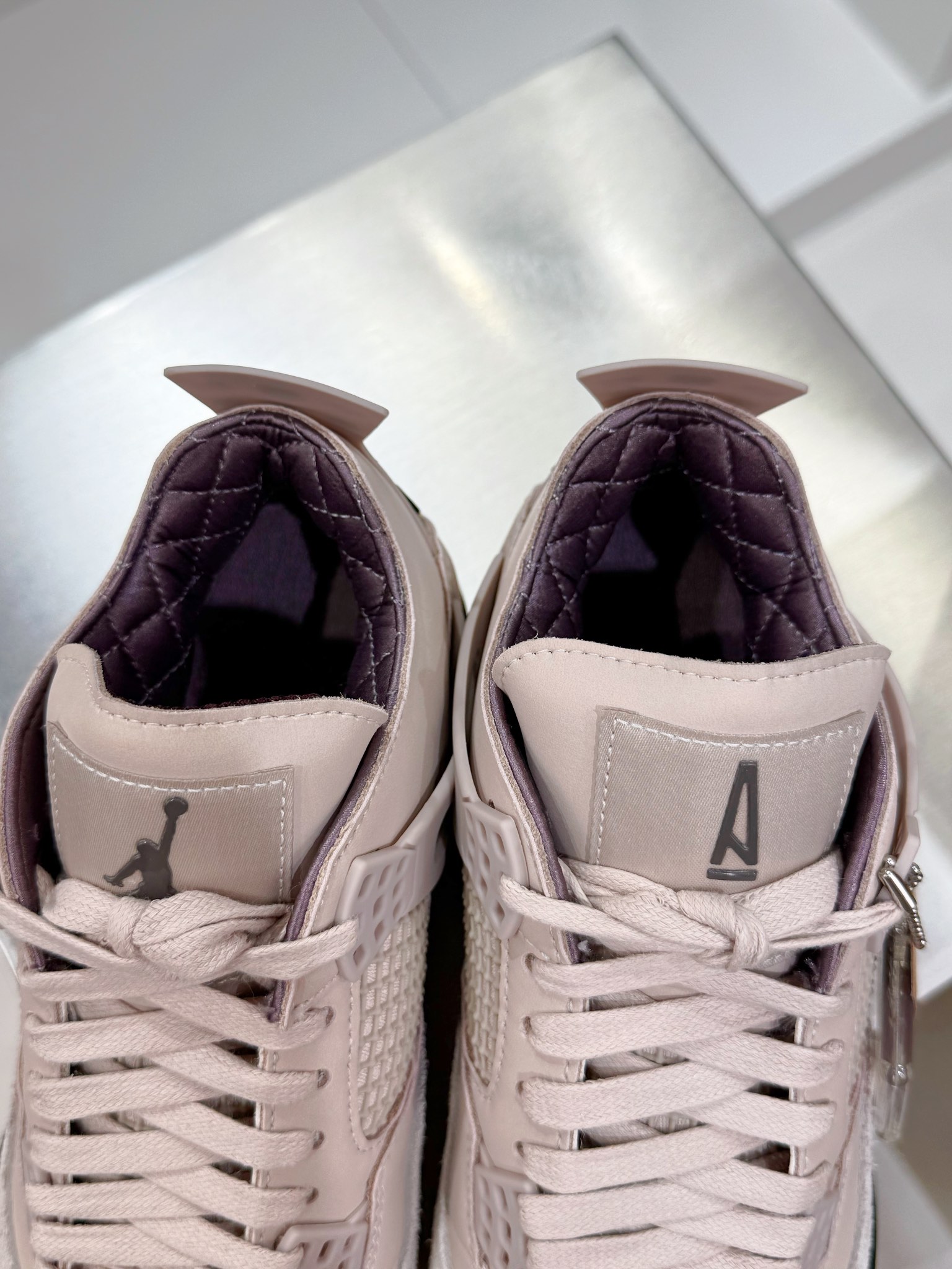 Jordan Nike Male Leather Shoes Red M-l-s