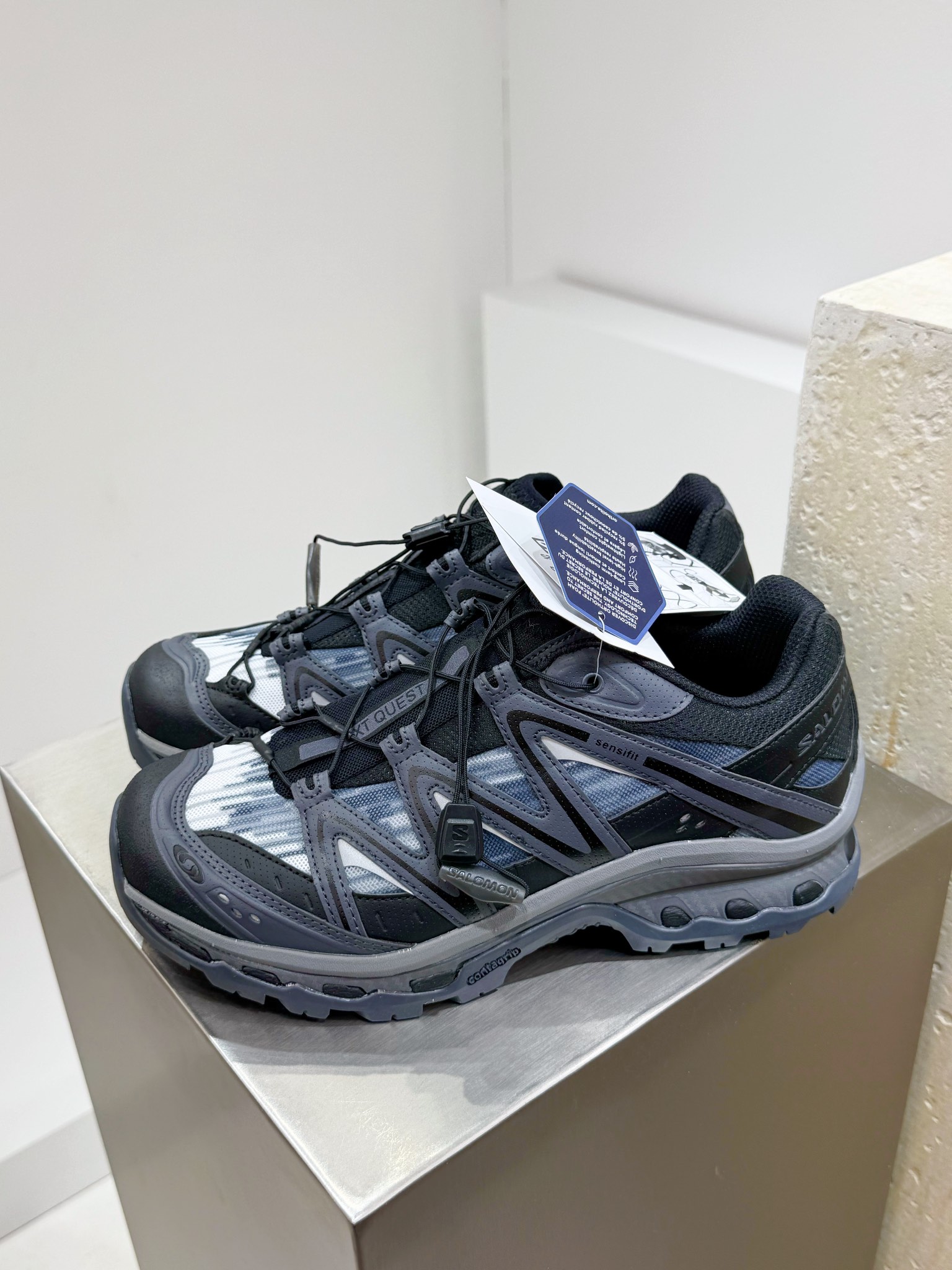 Adidas Calvin Klein Salomon Male Basic Shoes Mesh Black Breathable M-l-s