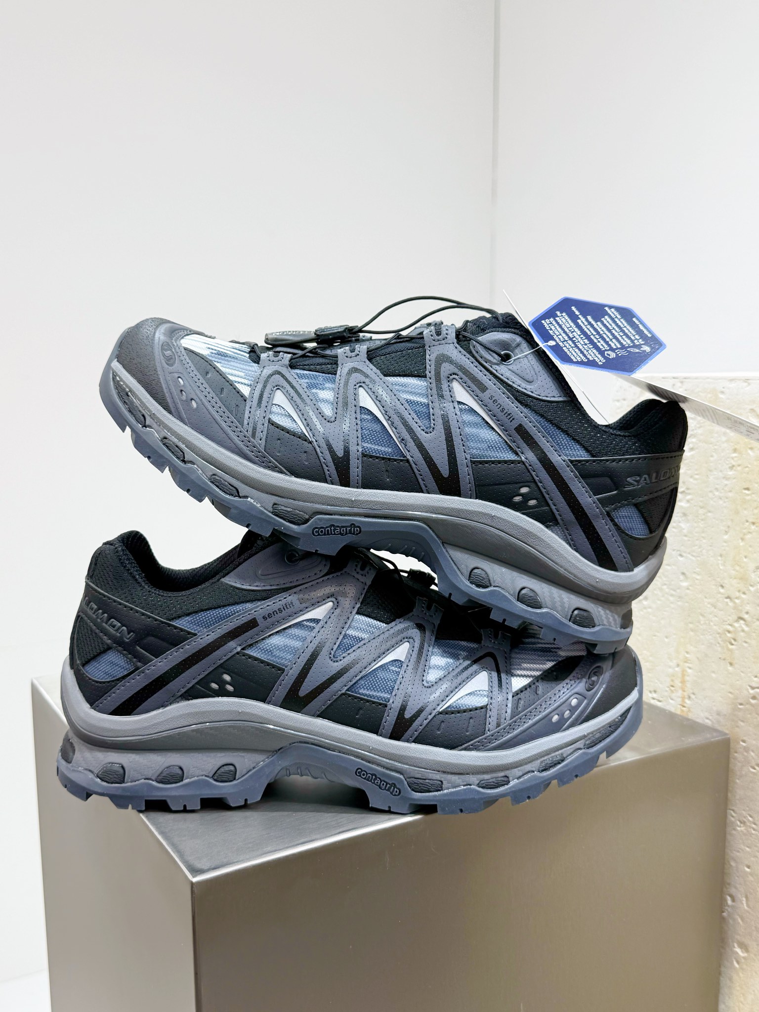 Adidas Calvin Klein Salomon Male Basic Shoes Mesh Black Breathable M-l-s