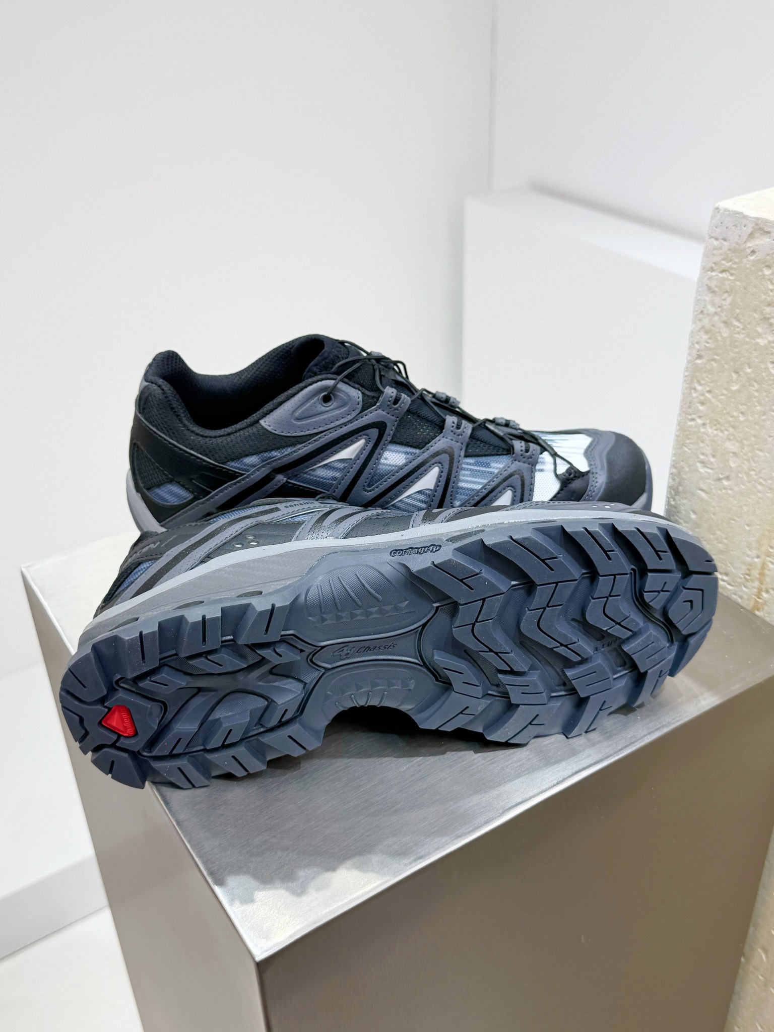 Adidas Calvin Klein Salomon Male Basic Shoes Mesh Black Breathable M-l-s