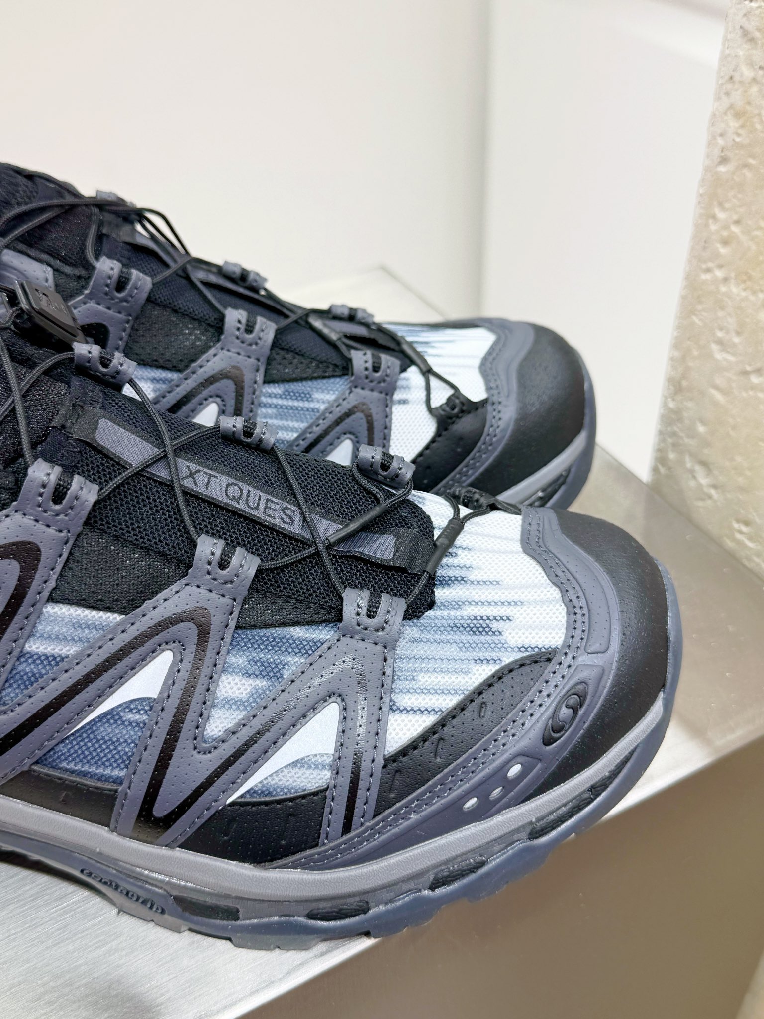 Adidas Calvin Klein Salomon Male Basic Shoes Mesh Black Breathable M-l-s