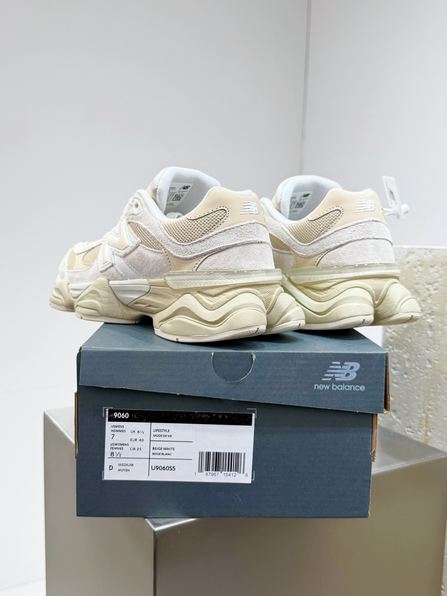 New Balance Male Basic Shoes White L-s